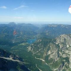 Flugwegposition um 13:37:06: Aufgenommen in der Nähe von Gemeinde Grünau im Almtal, 4645, Österreich in 2286 Meter